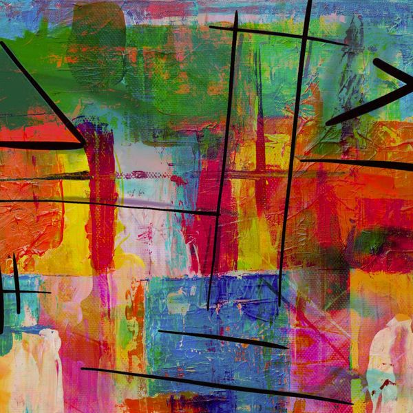 Vibrant abstract design symbolizing energy and active lifestyle